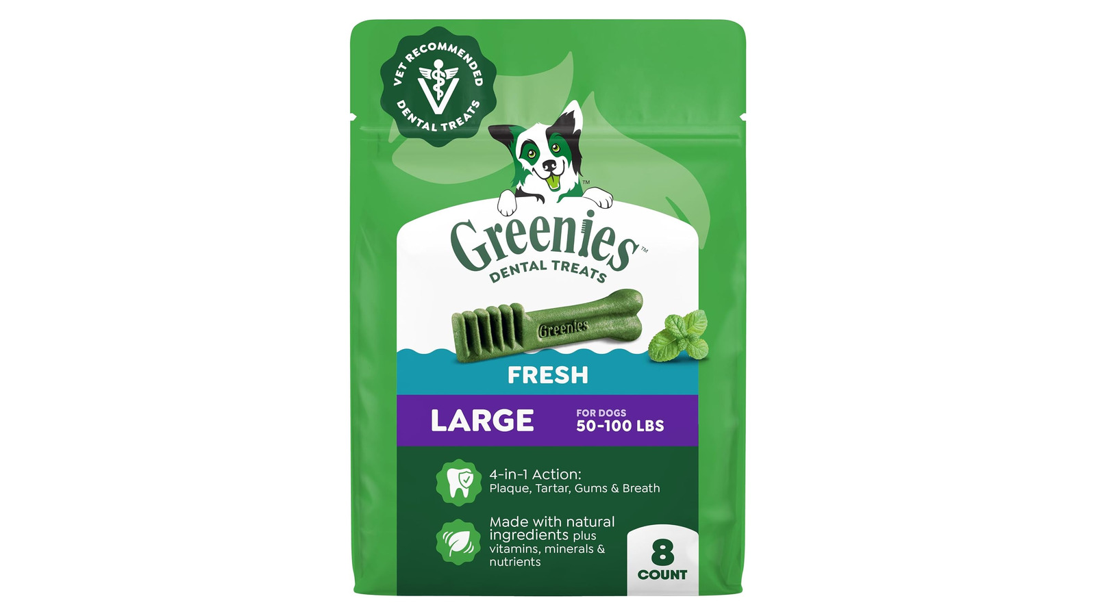 Greenies Fresh Dental Treats card