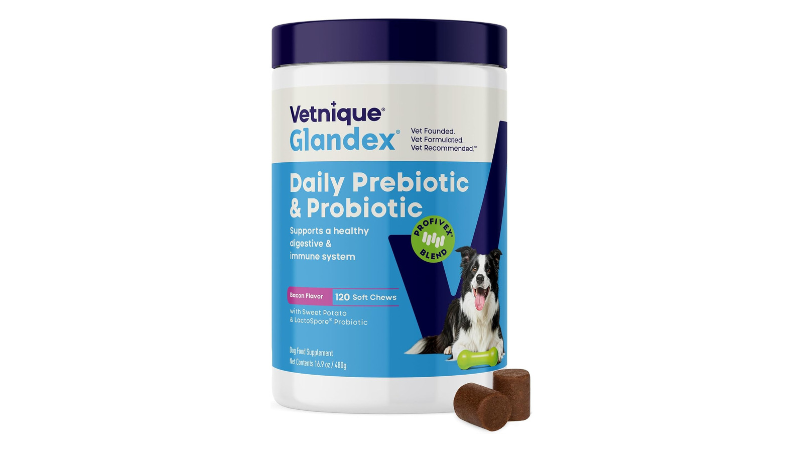 Vetnique Glandex Daily Prebiotic & Probiotic card