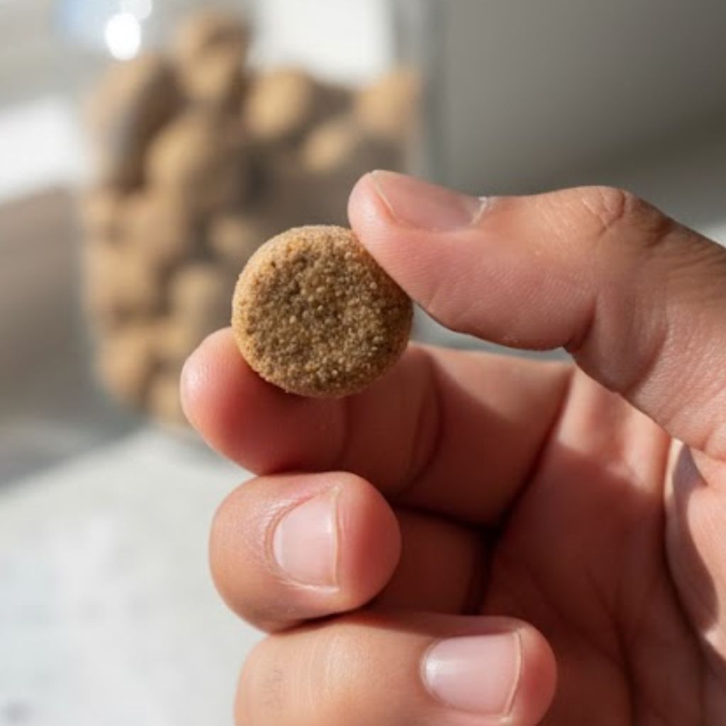 Omega-3 soft chew close-up
